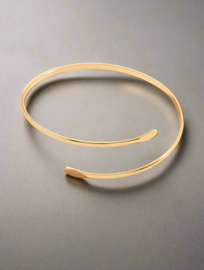 Gold Arm Cuff Bracelet