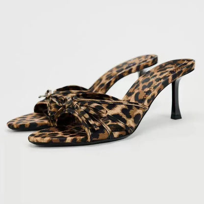 Leopard Kitten Heel