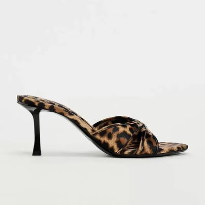 Leopard Kitten Heel