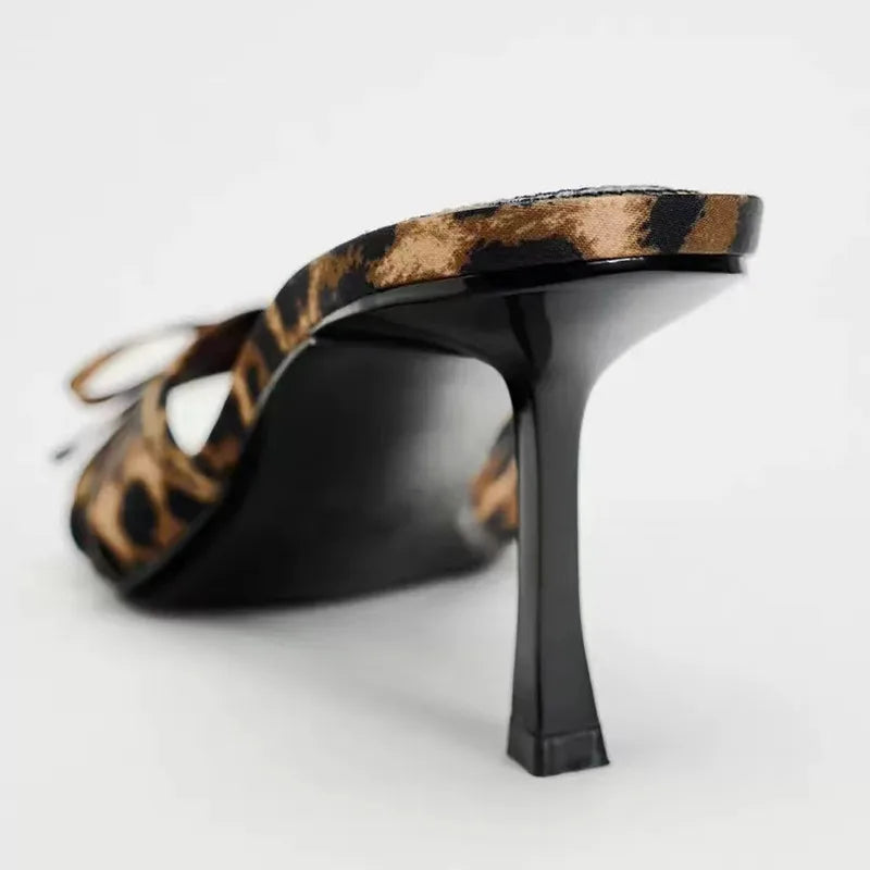 Leopard Kitten Heel