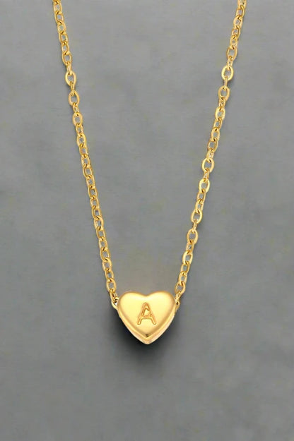 Heart Letter Necklace