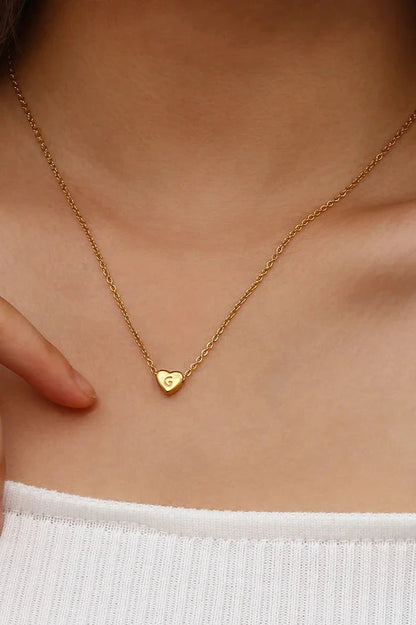 Heart Letter Necklace