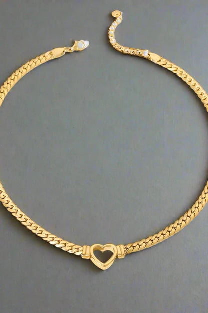 Heart Outline Necklace