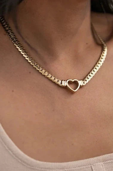 Heart Outline Necklace