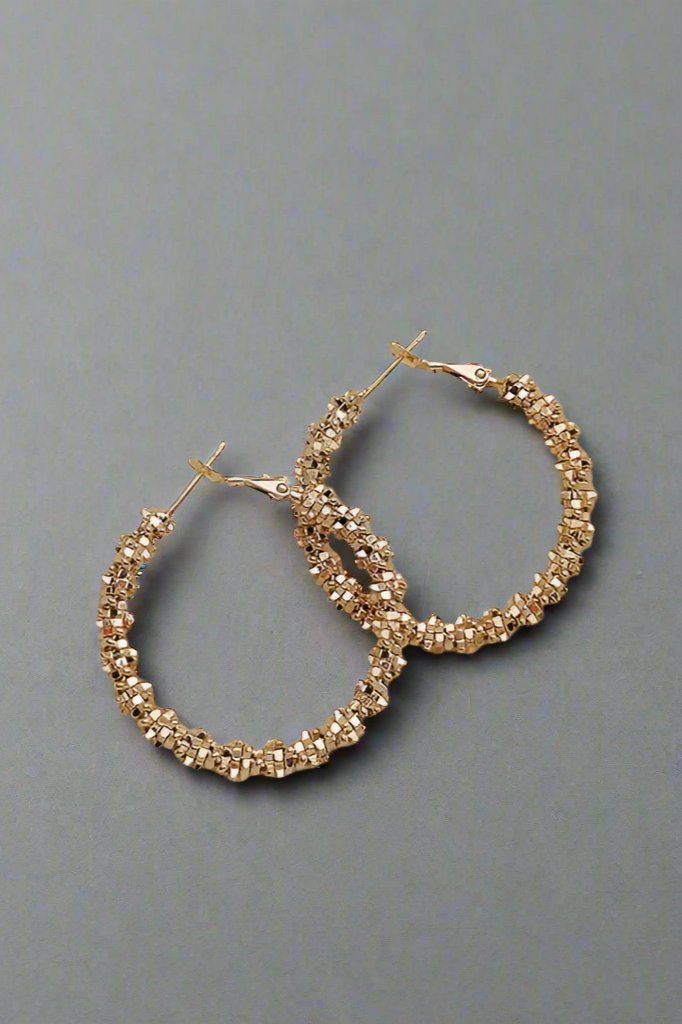 Disco Hoop Earrings